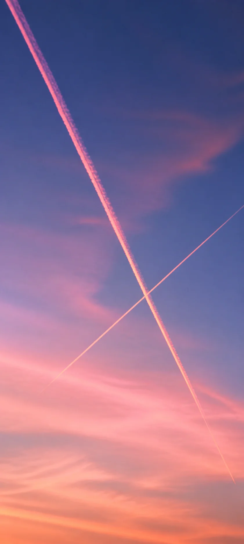 Editorial Detail Pink Contrails