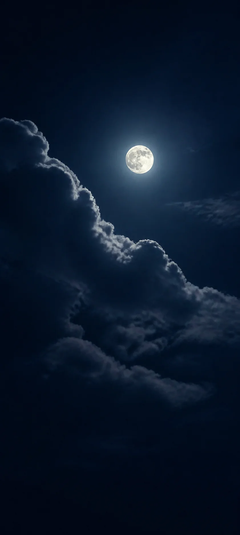 Minimal Luxe Moonlit Clouds