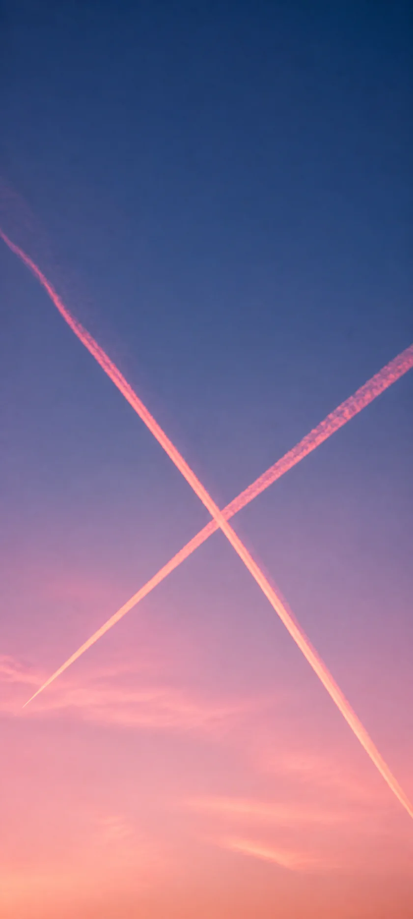 Minimal Luxe Pink Contrails