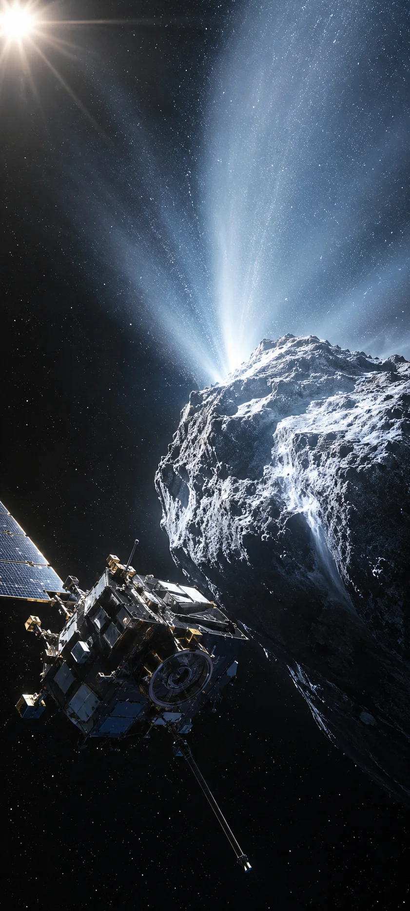 Comet Probe & Gas Plume Jet