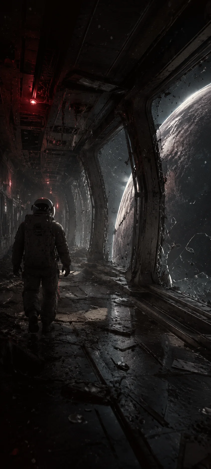 Derelict Spaceship Corridor