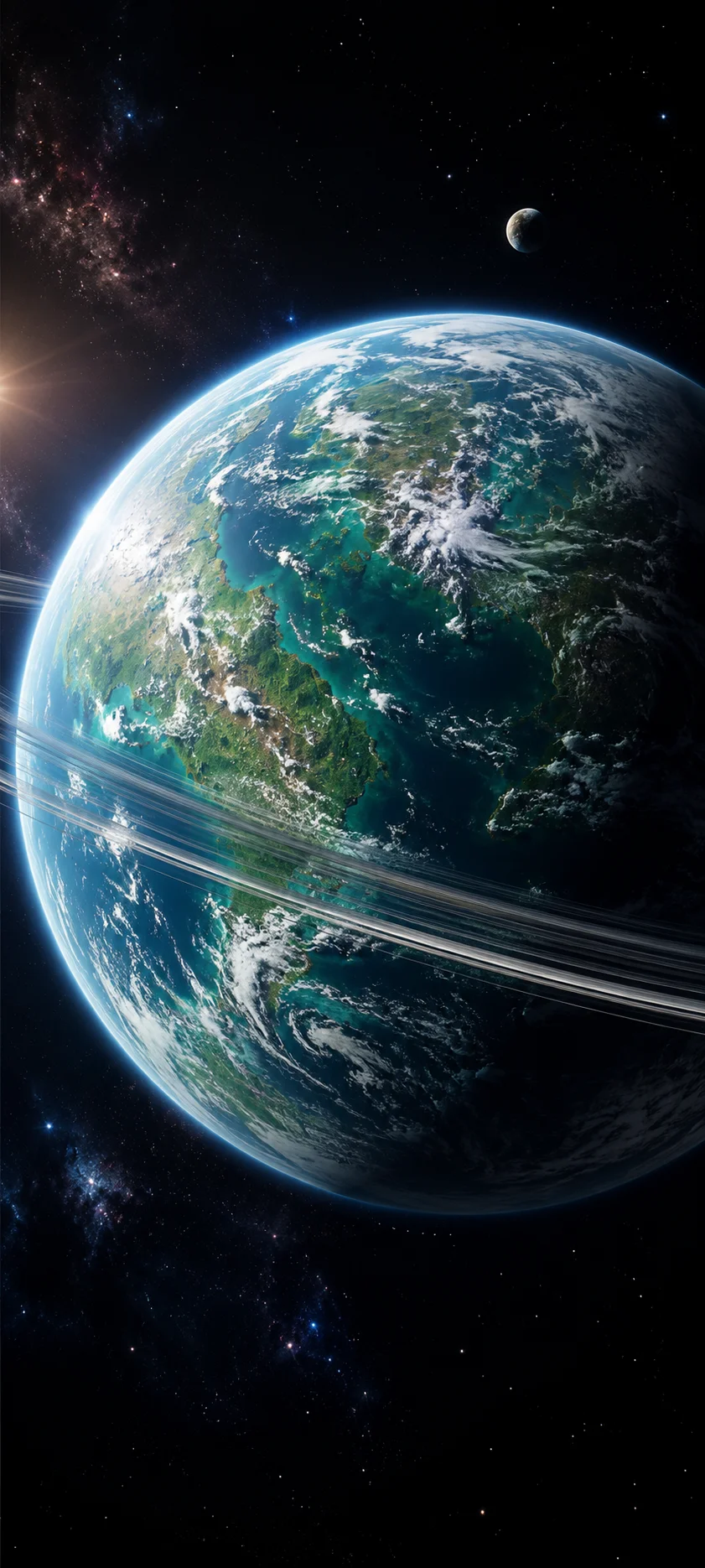 Ringed Exoplanet Terra
