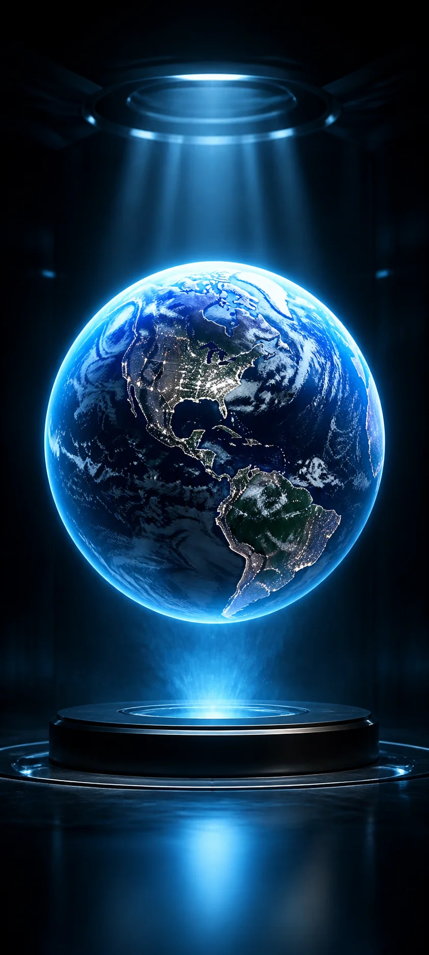 Epic Cinematic Holographic Globe