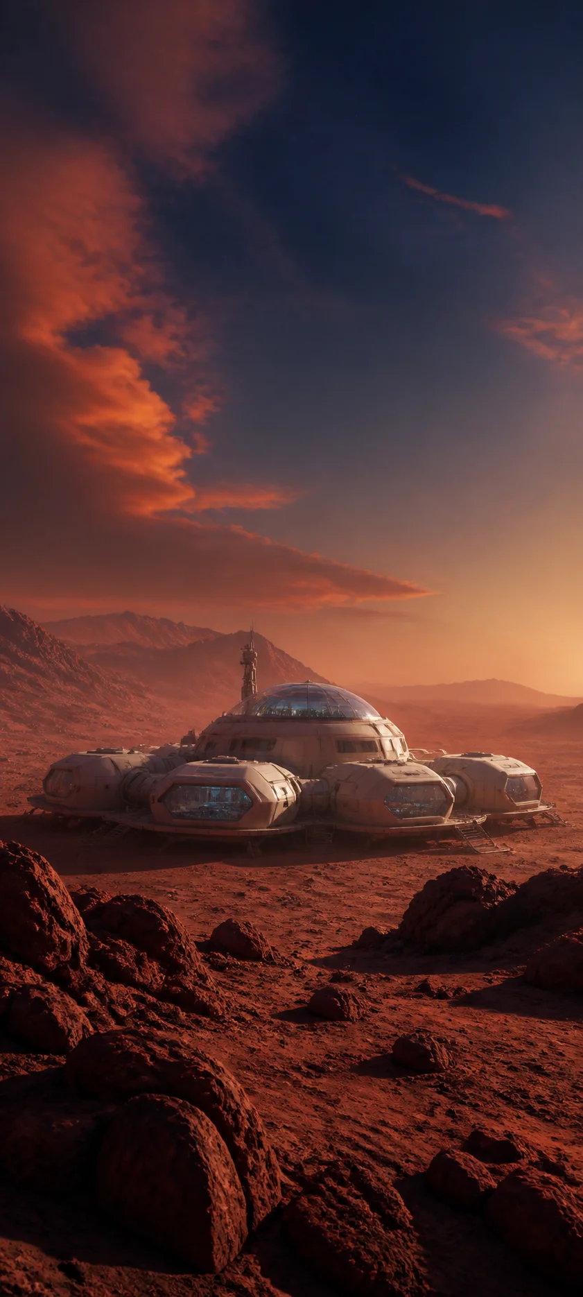 Epic Cinematic Mars Habitat