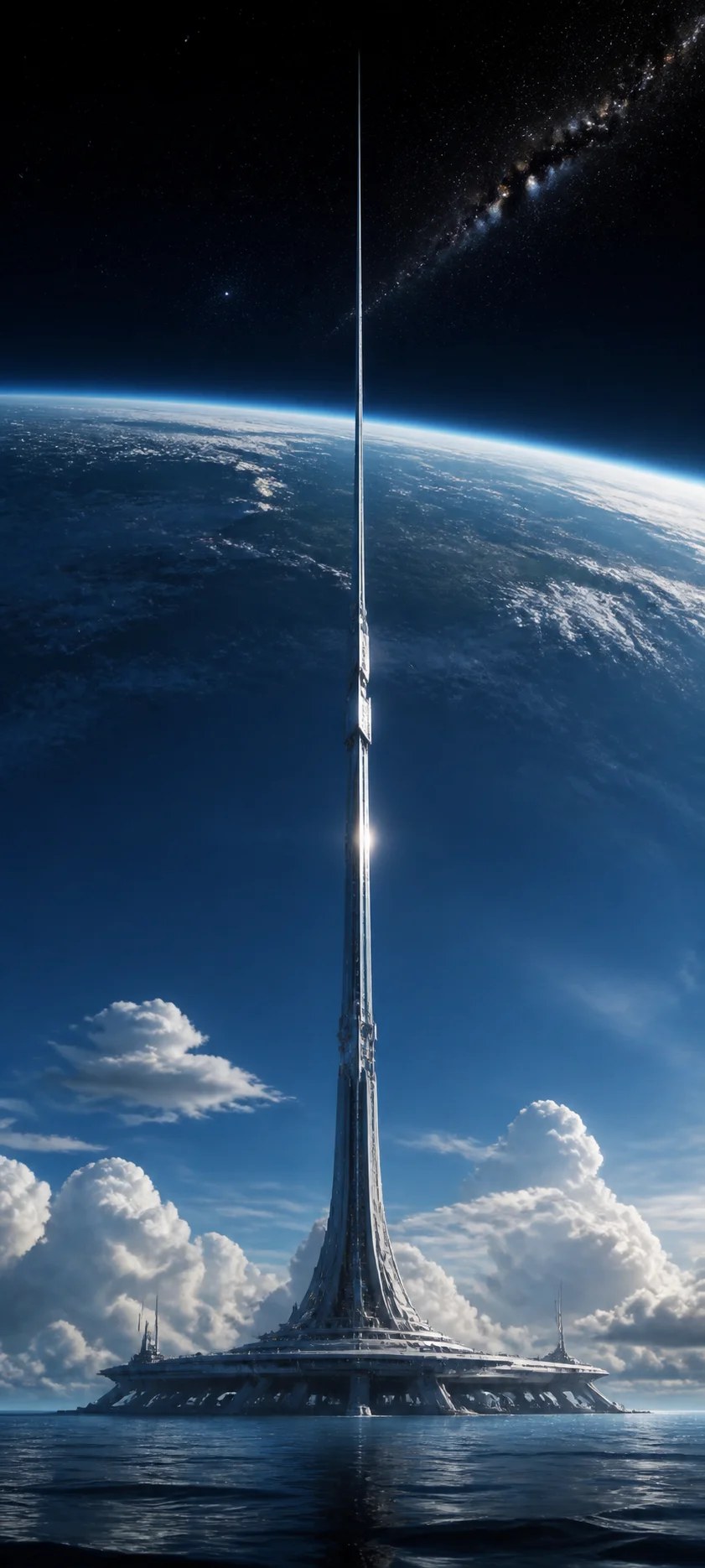 Epic Cinematic Orbital Elevator