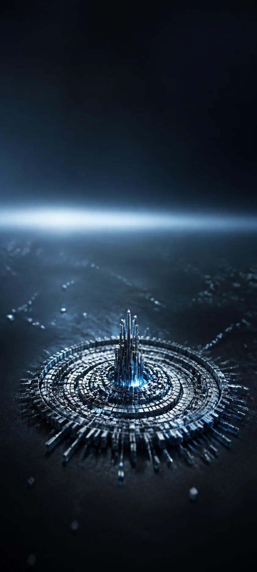 Minimal Iconic Nanotech Surface