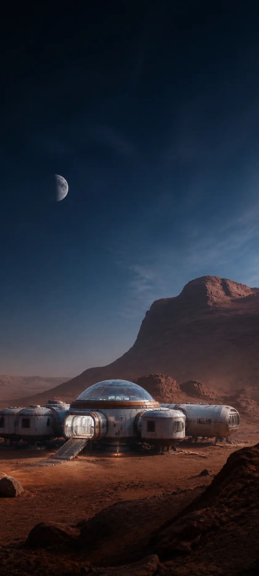 Moonlit Realm Mars Habitat