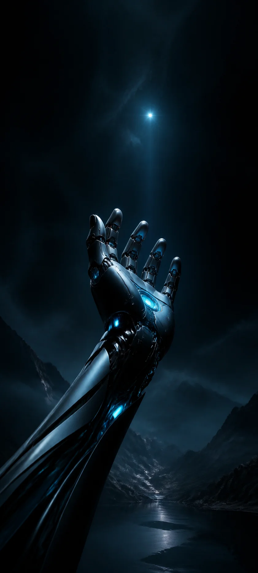 Moonlit Realm Robotic Hand