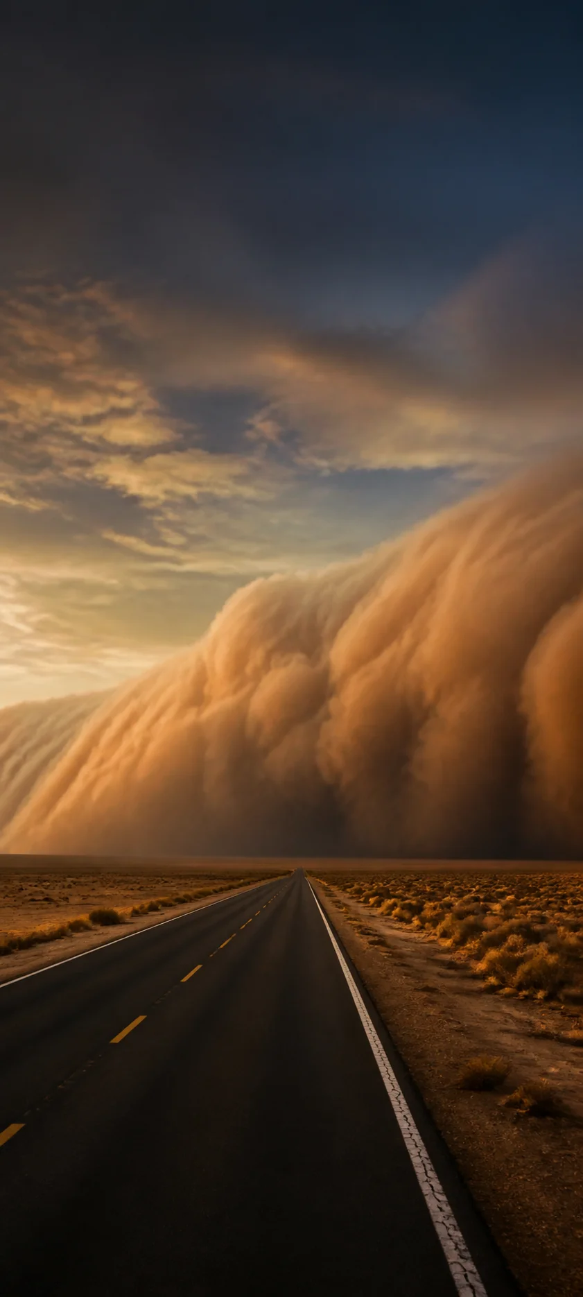 Blue Hour Dust Storm