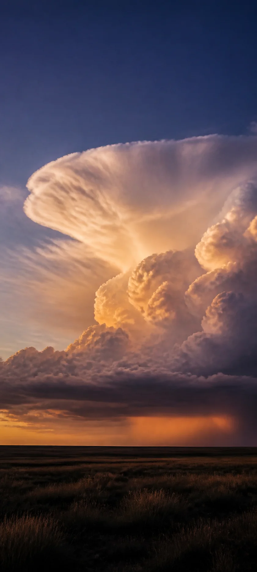 Blue Hour Thunderhead Anvil