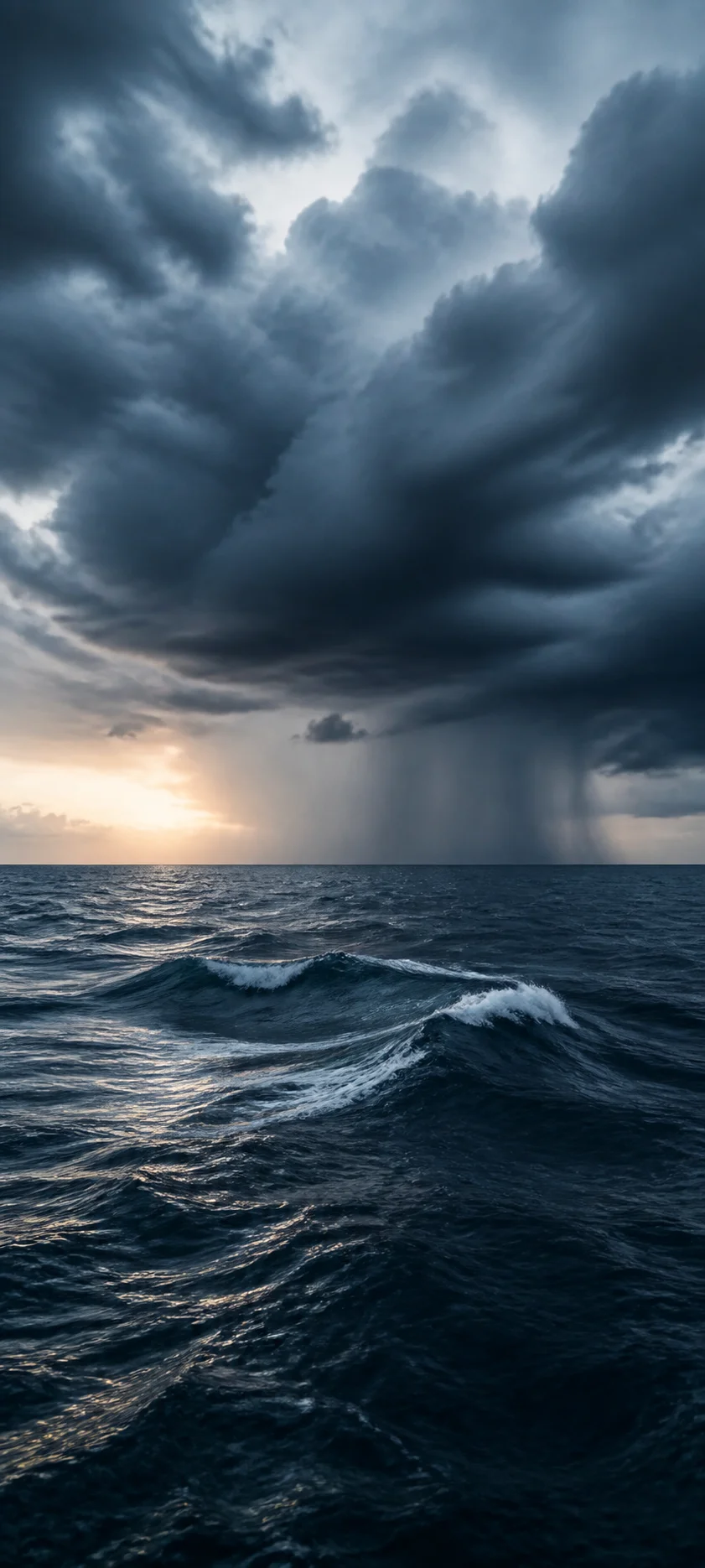 Cinematic Dawn Ocean Squall