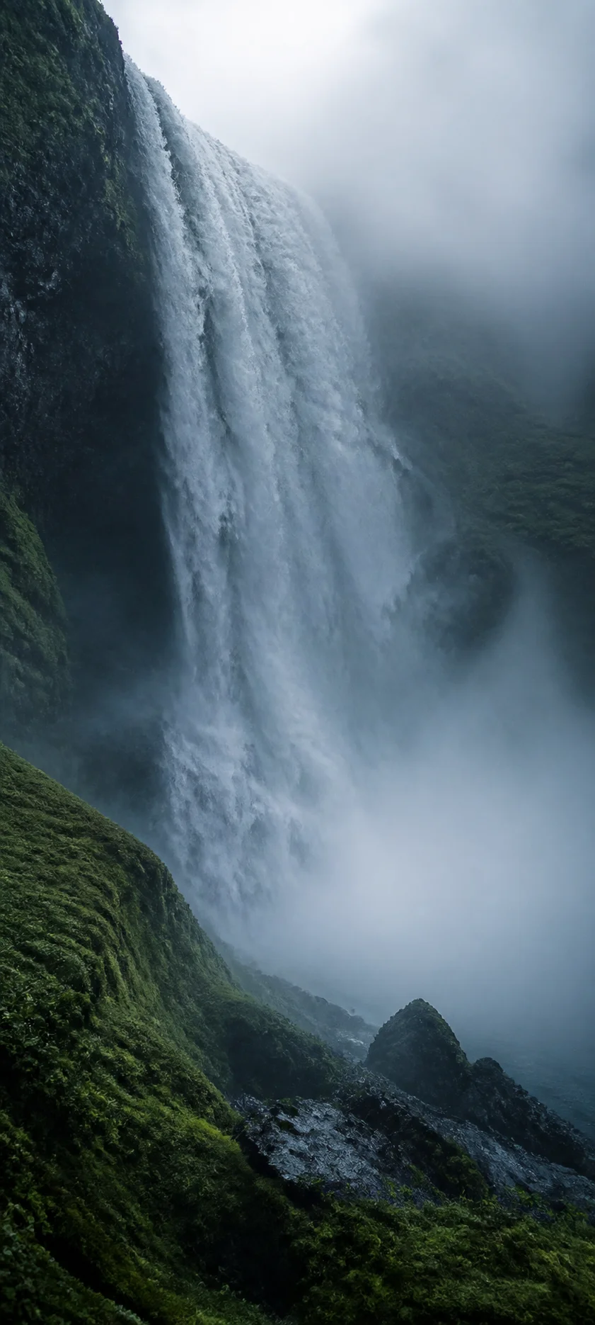 Editorial Detail Misty Waterfall