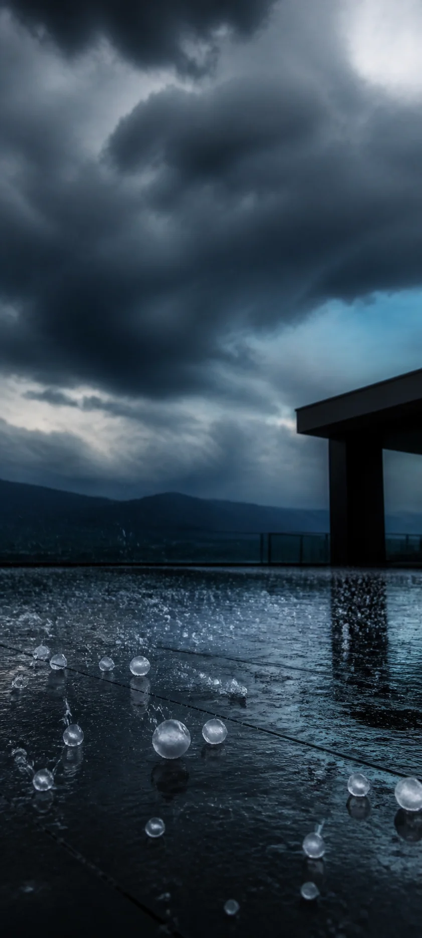 Minimal Luxe Hailstorm Glass