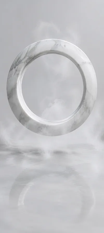 Frosted Halo Ring