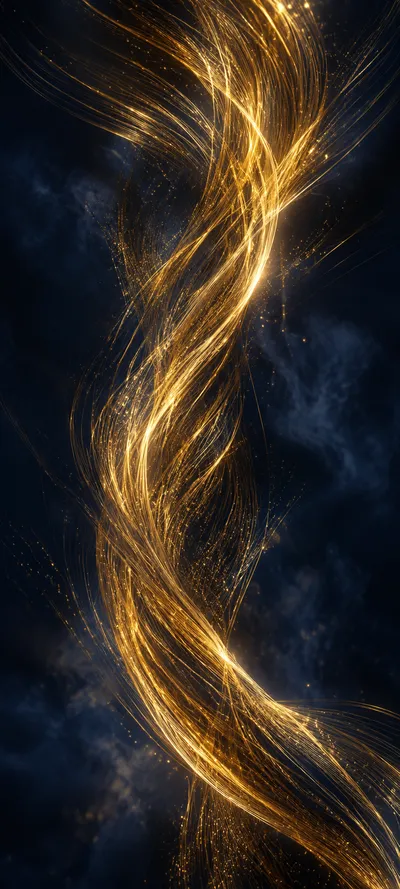 Golden Thread Swirl