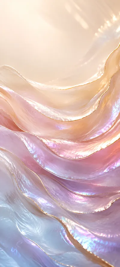 Pearlescent Silk Waves