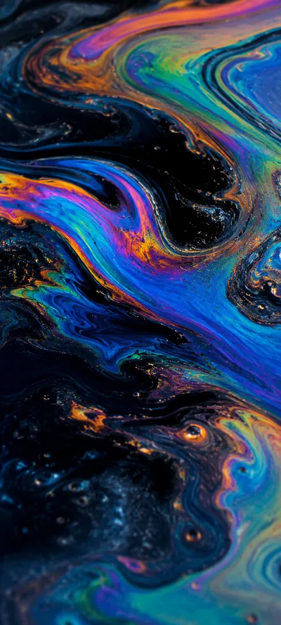Rainbow Oil Swirl