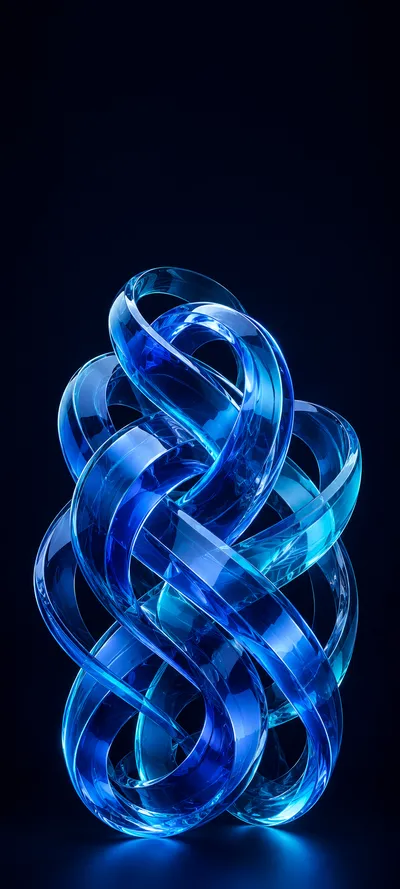 Sapphire Glass Knot