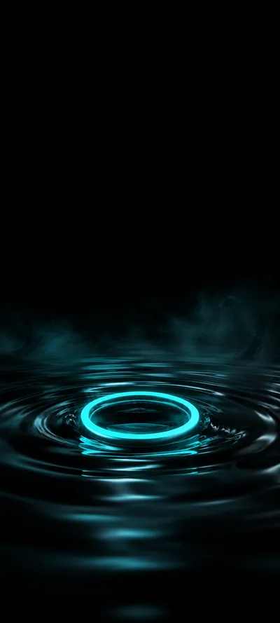 Teal Ripple Halo