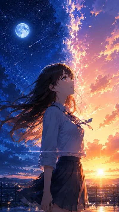 Day And Night Divided Sky
