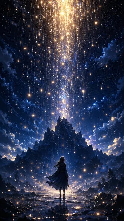 Falling Stars Mountain Valley