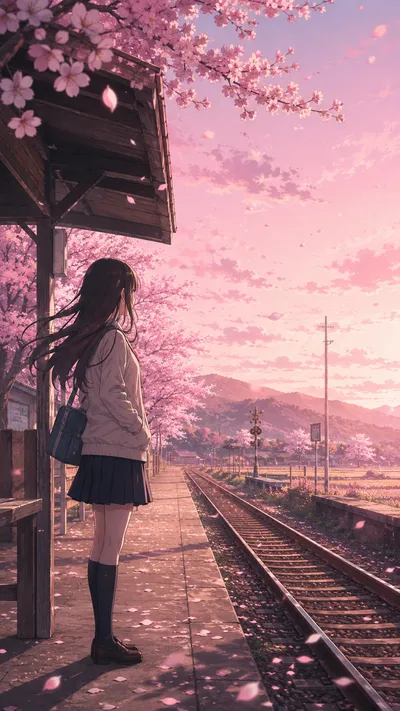 Sakura Platform Waiting