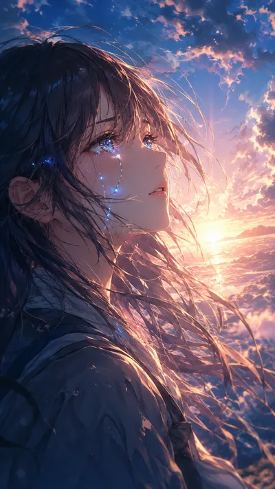 Tearful Sunrise Portrait