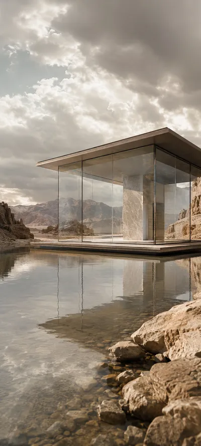 Desert Storm Glass Pavilion