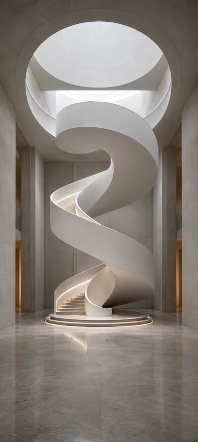 Gallery Symmetrical Staircase