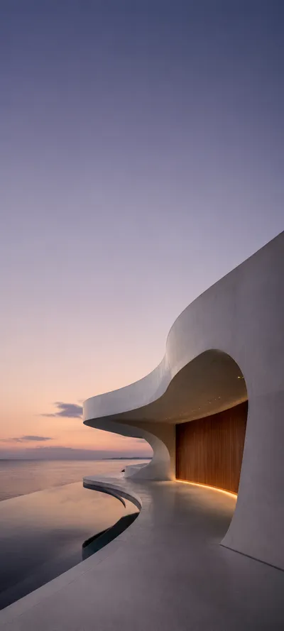 Low Angle Luminous Coastal Gallery