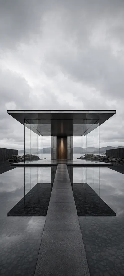 Monochrome Glass Pavilion