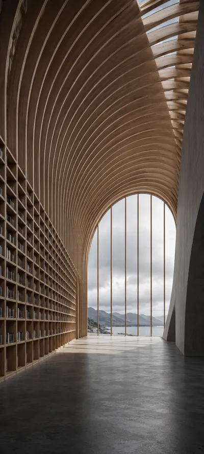 Overcast Ribbed Library