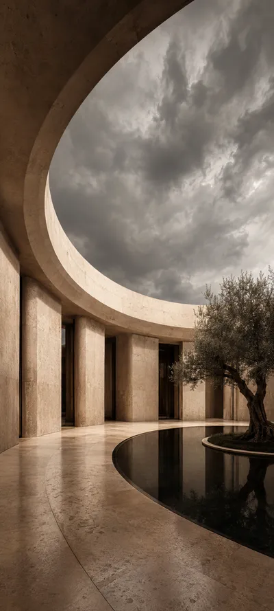 Storm Monochrome Travertine
