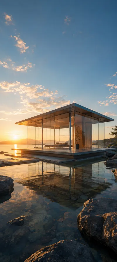 Sunrise Glass Pavilion