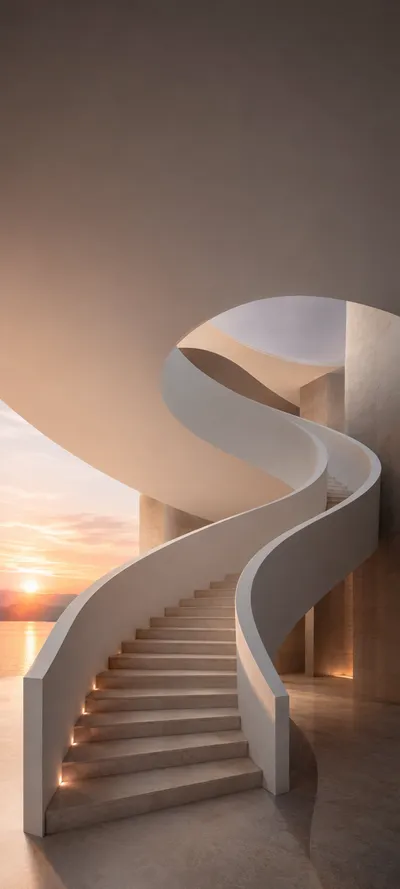 Sunrise Sculptural Staircase