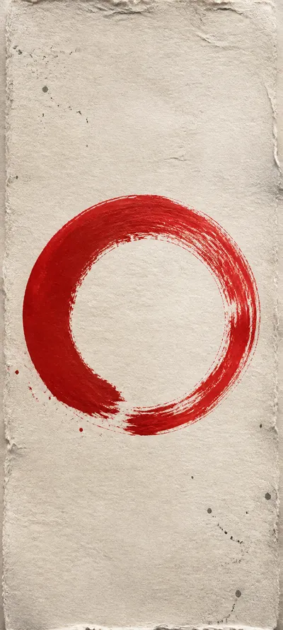 Gallery Edition Minimal Red Circle