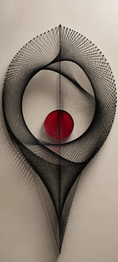 Gallery Edition Thread Drawing