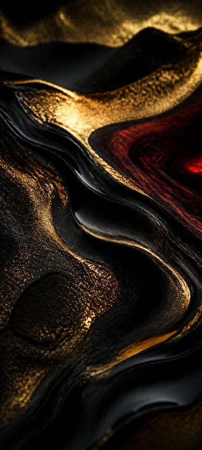 Material Study Lacquer Landscape