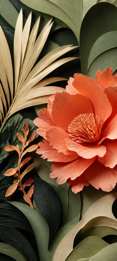 Material Study Paper Cut Garden