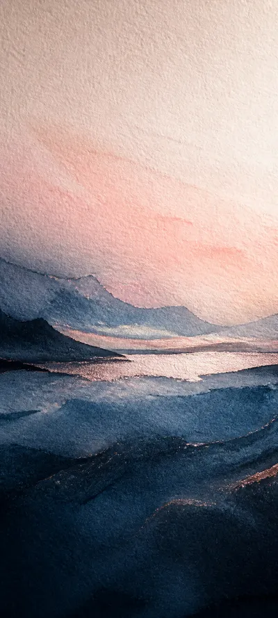 Material Study Watercolor Horizon