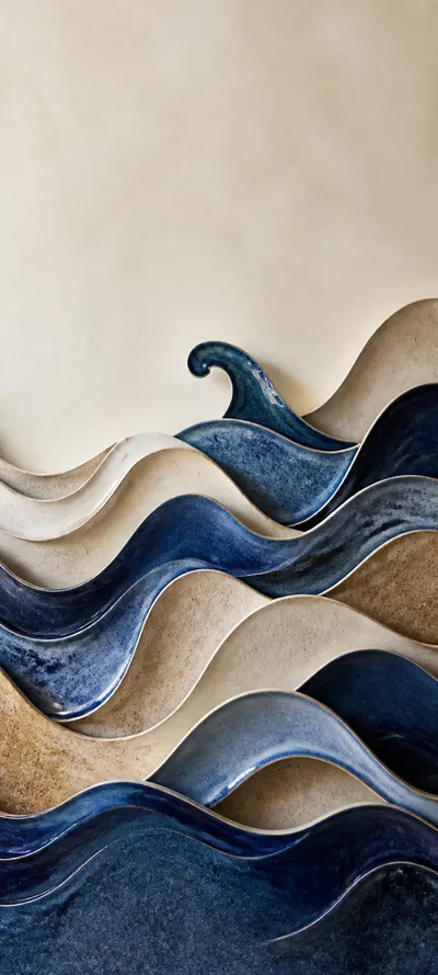 Minimal Masterwork Ceramic Waves