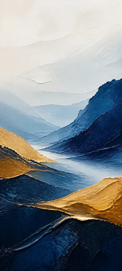 Minimal Masterwork Oil Impasto