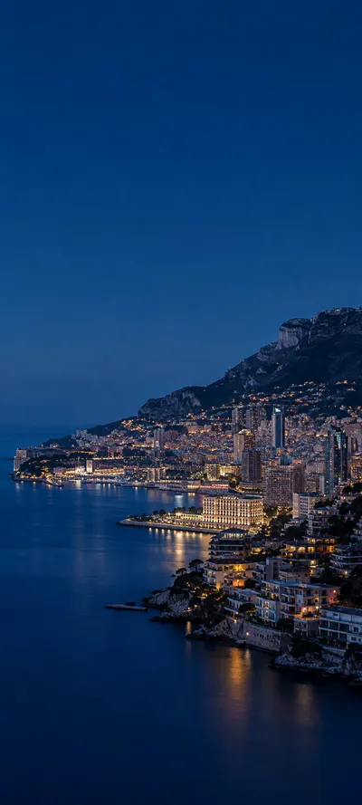 Monaco Monte Carlo Blue Hour
