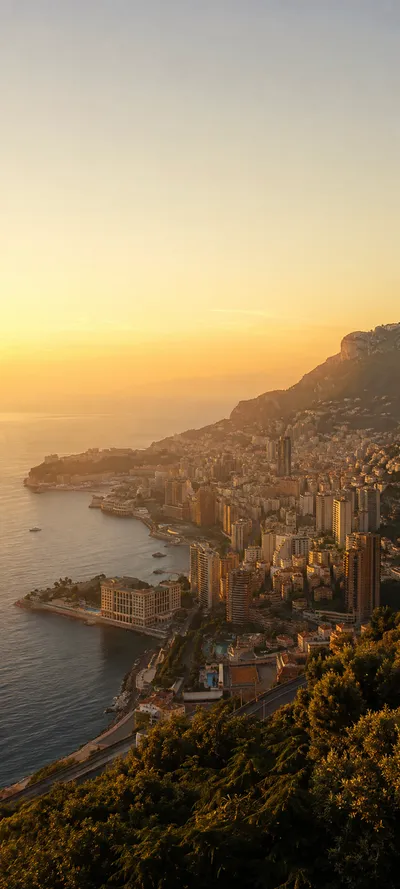 Monaco Monte Carlo Golden Hour