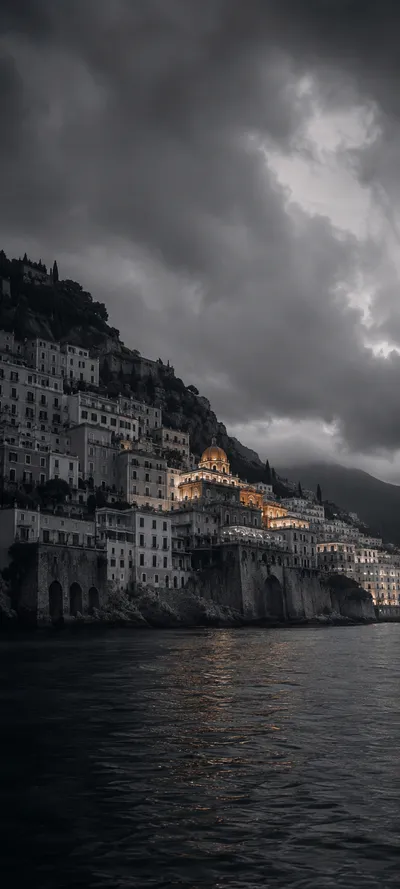 Monochrome Warm Accent City