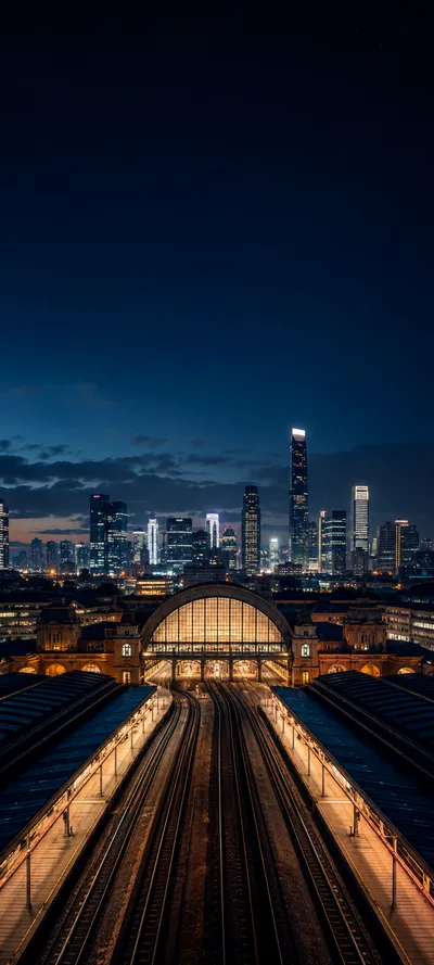Monumental Train Station Skyline