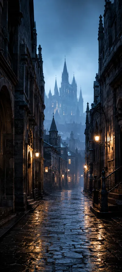 Old City Street Fog