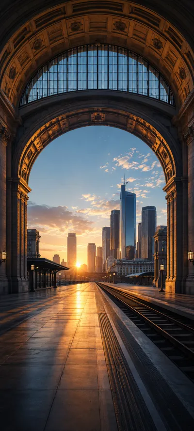 Sunrise Train Station