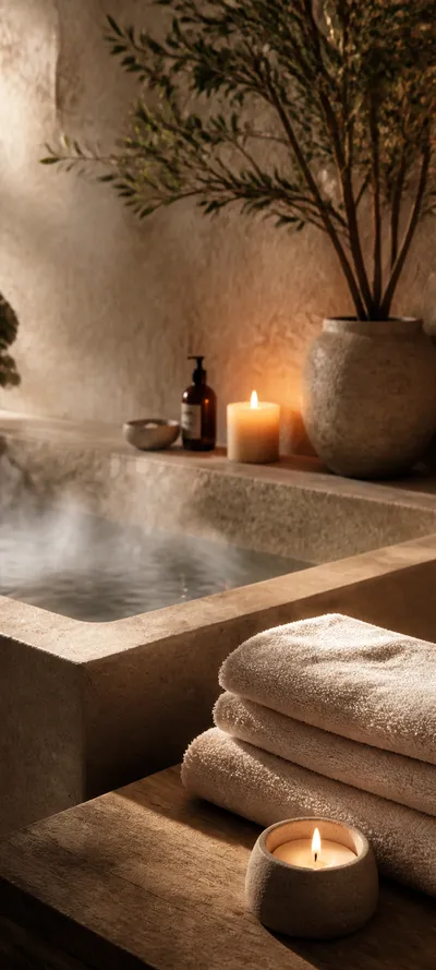 Editorial Detail Candle Bath