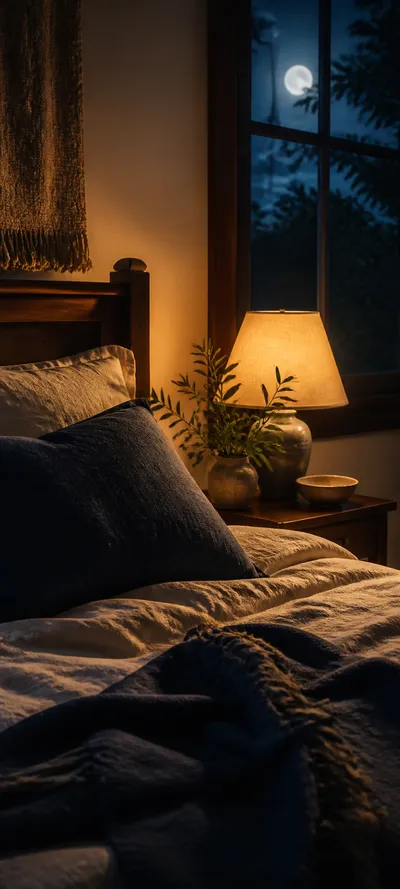 Editorial Detail Moonlit Bedroom